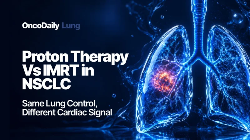 Proton Therapy vs IMRT in Locally Advanced NSCLC: Long-Term Results Show Similar Lung Toxicity, With A Cardiac Signal Favoring Proton Therapy