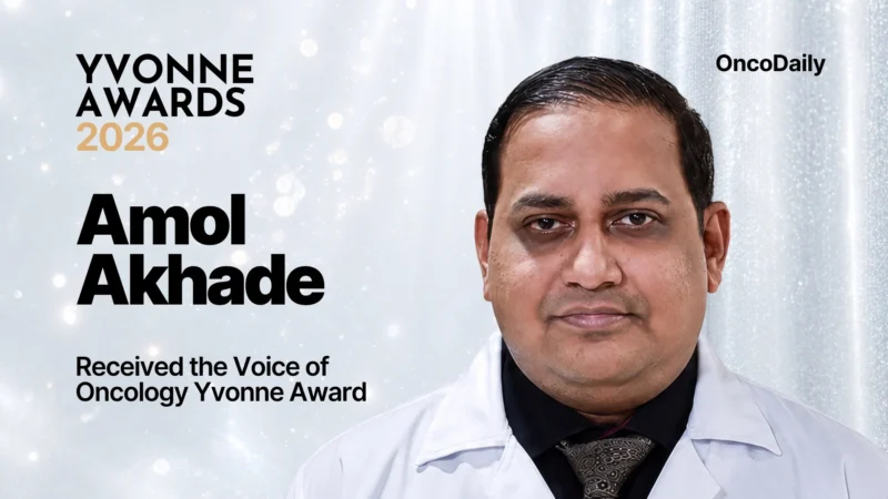 Amol Akhade Received the Voice of Oncology Yvonne Award 2026