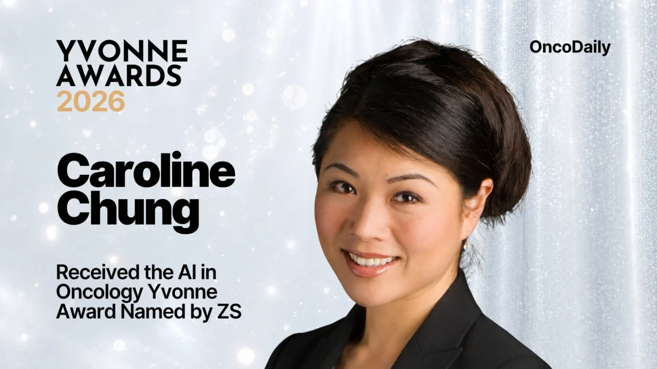Caroline Chung Received the AI in Oncology Yvonne Award Named by ZS 2026