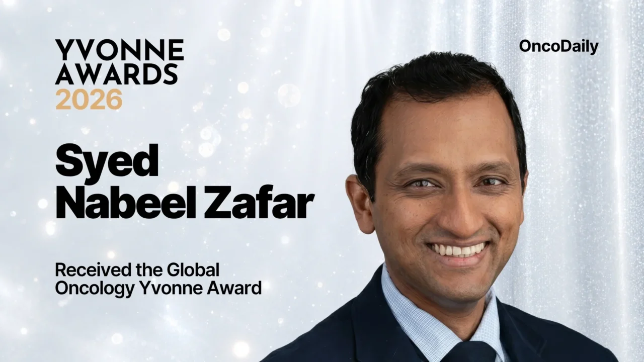 Syed Nabeel Zafar Received the Global Oncology Yvonne Award 2026