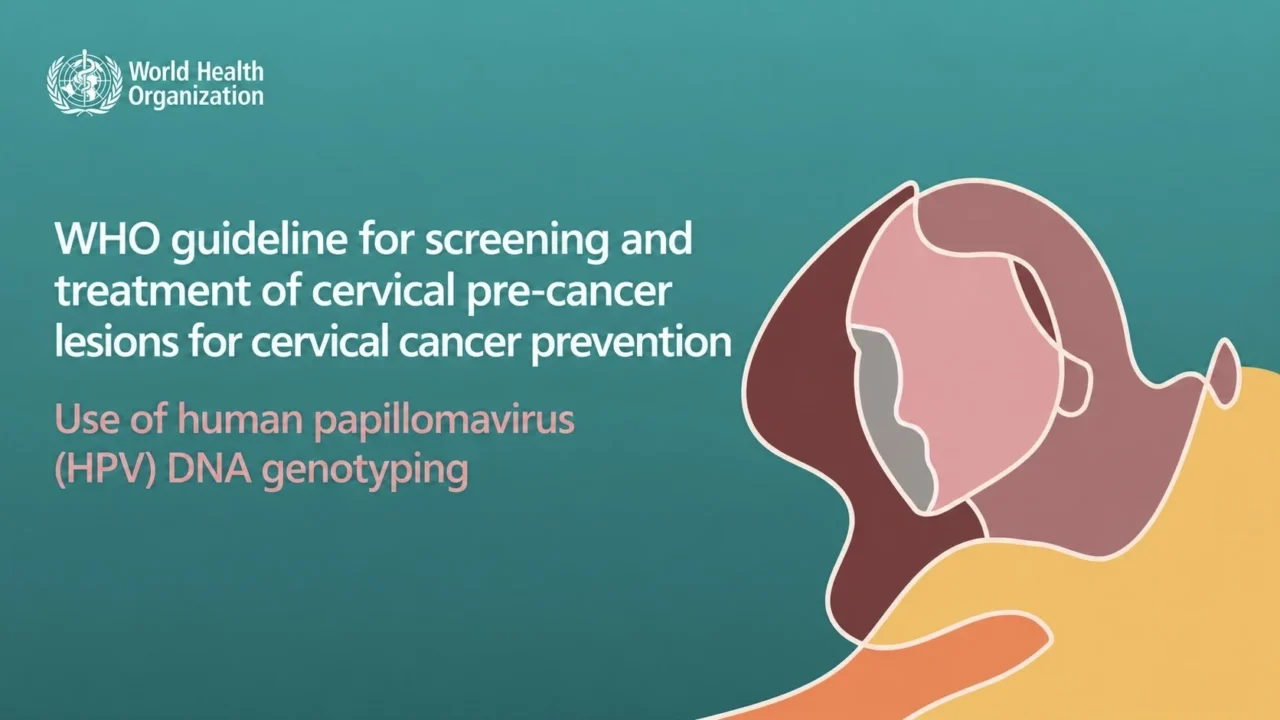 Maribel Almont: Launch of the WHO Guideline on HPV DNA Genotyping for Cervical Cancer Prevention