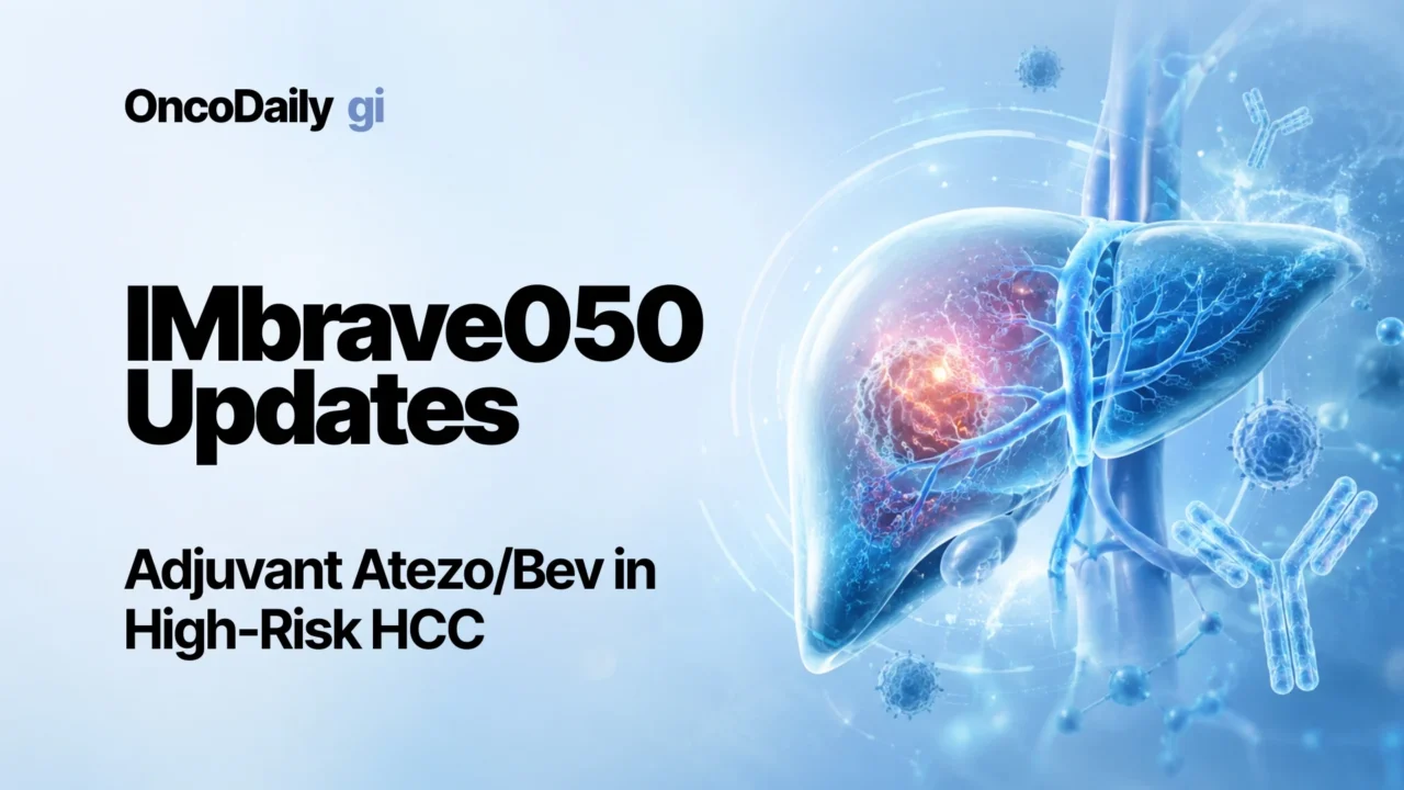 IMbrave050 Updates: Adjuvant Atezolizumab Plus Bevacizumab in High-Risk HCC