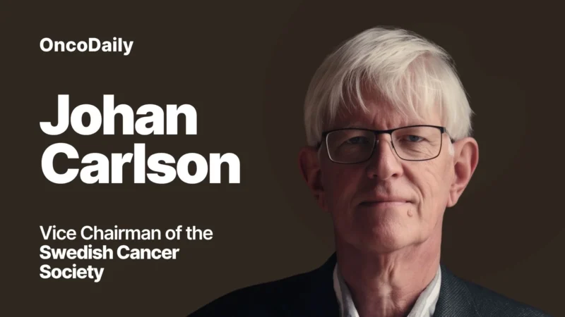 Johan Carlson has been Elected as Vice Chairman of the Swedish Cancer Society