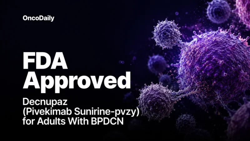 FDA Approves Decnupaz (pivekimab sunirine-pvzy), the First ADC for Adults With BPDCN