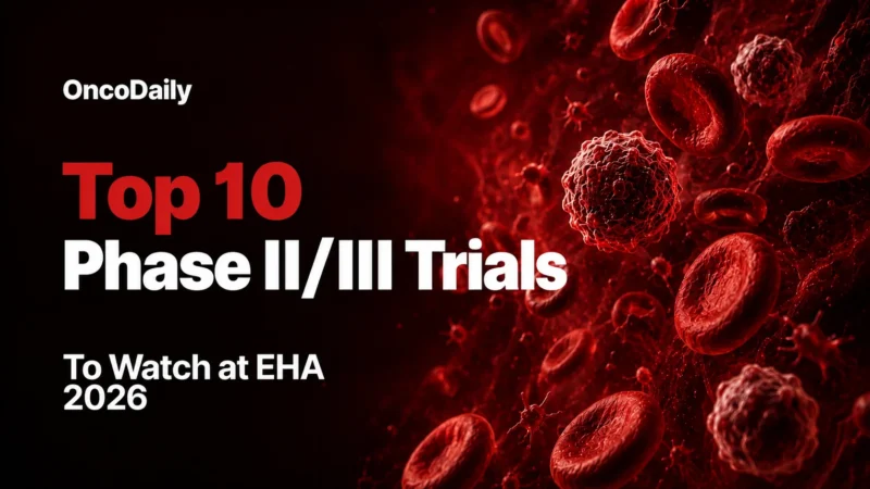 Top 10 Phase II/III Hematologic Oncology Trials to Watch at EHA 2026