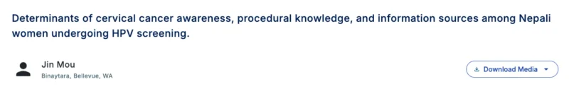 Binay Shah: Our Abstract Has Been Accepted for Poster Presentation at the 2026 ASCO Annual Meeting 2 Binay Shah