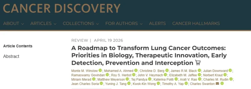Jean-Charles Soria: Lung Cancer 2030 - From Treating Disease To Intercepting Evolution