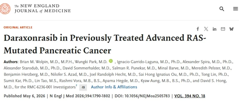 Tejas Patil's and Benjamin Herzberg's Thoughts on Daroxonrasib Upon the NEJM Paper Release 2 Tejas Patil's and Benjamin Herzberg's Thoughts on Daroxonrasib Upon the NEJM Paper Release