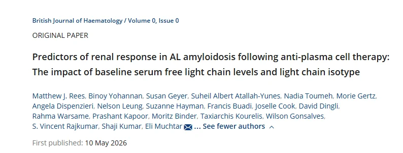 Myeloma Paper of the Day, May 11th Suggested by Robert Orlowski