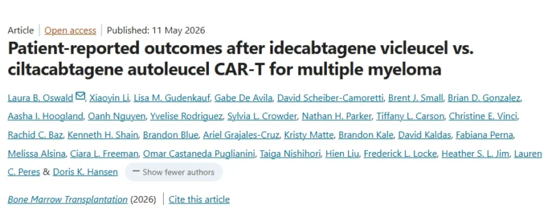 Myeloma Paper of the Day, May 12th Suggested by Robert Orlowski