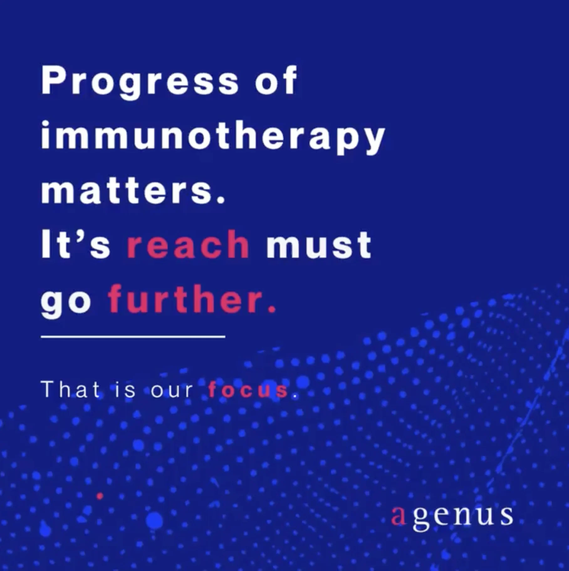Advancing Strategies to Activate and Sustain Immune Response in Harder-to-Treat Cancers - Agenus