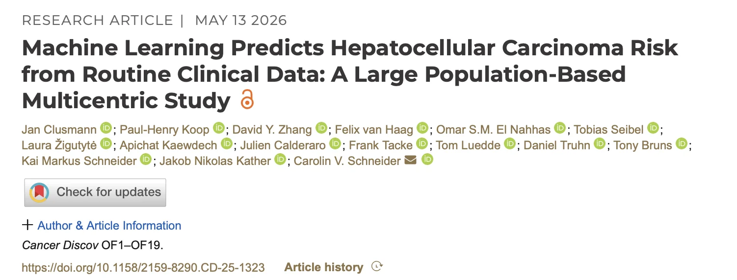 Achyut Saroj: Can Machine Learning Close the Gap in Liver Cancer Screening? 2 Achyut Saroj: Can Machine Learning Close the Gap in Liver Cancer Screening?
