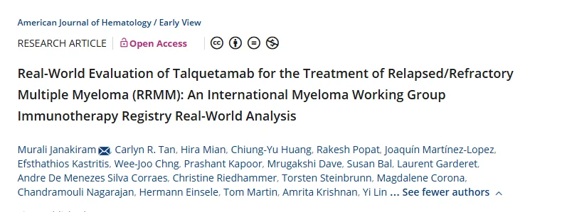 Myeloma Paper of the Day, May 20th Suggested by Robert Orlowski