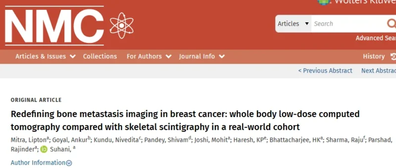 Suhani: How to Evaluate Bone Metastasis in Breast Cancer Without Nuclear Medicine Access