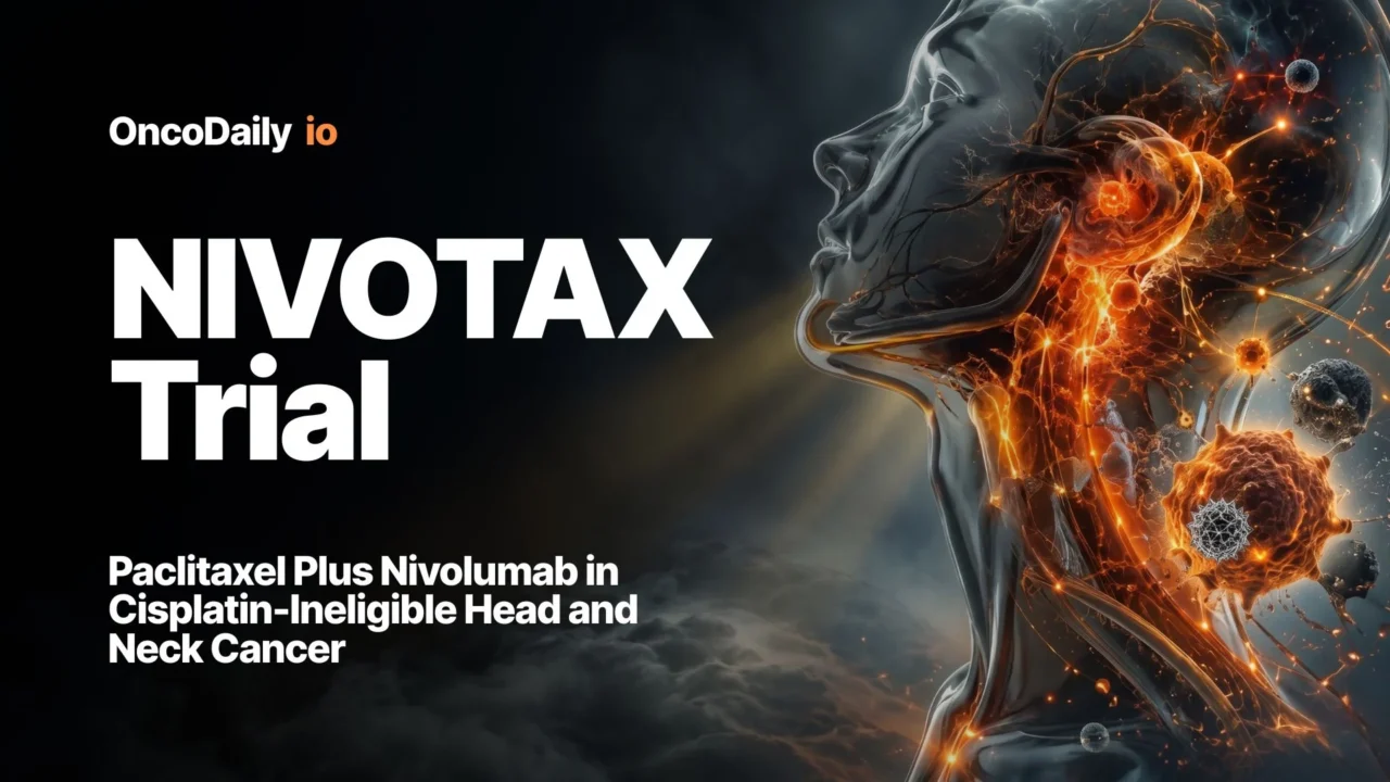 NIVOTAX Trial: Paclitaxel Plus Nivolumab in Cisplatin-Ineligible Head and Neck Cancer