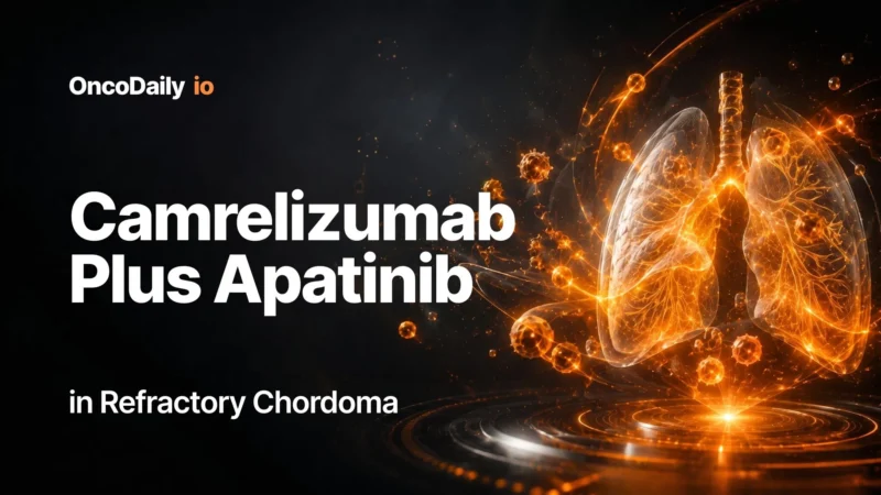 Camrelizumab Plus Apatinib in Refractory Chordoma: A Phase II Clinical Trial