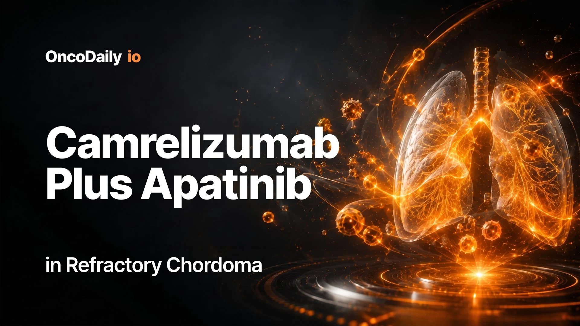 Camrelizumab Plus Apatinib in Refractory Chordoma: A Phase II Clinical Trial