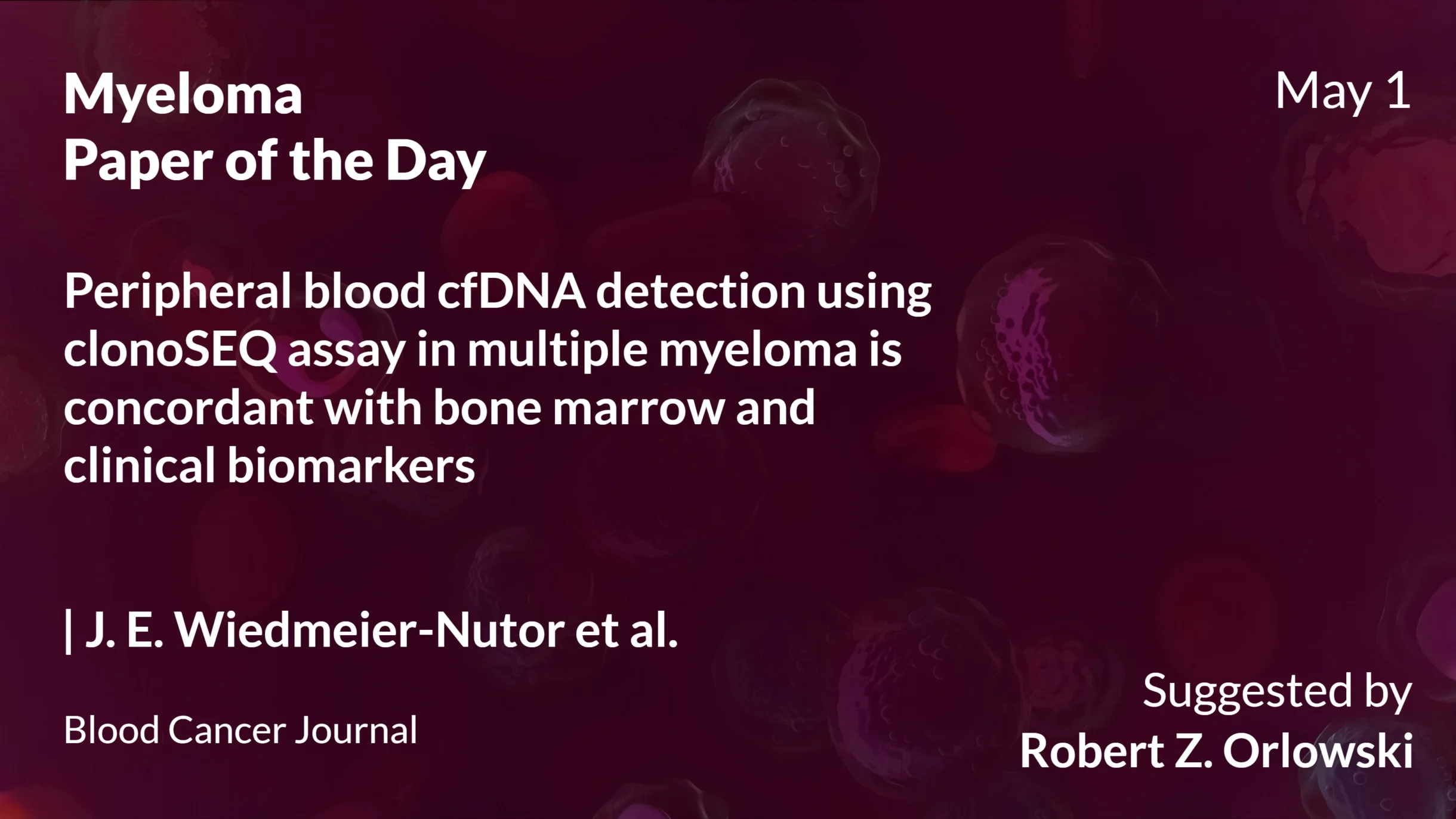 Myeloma Paper of the Day