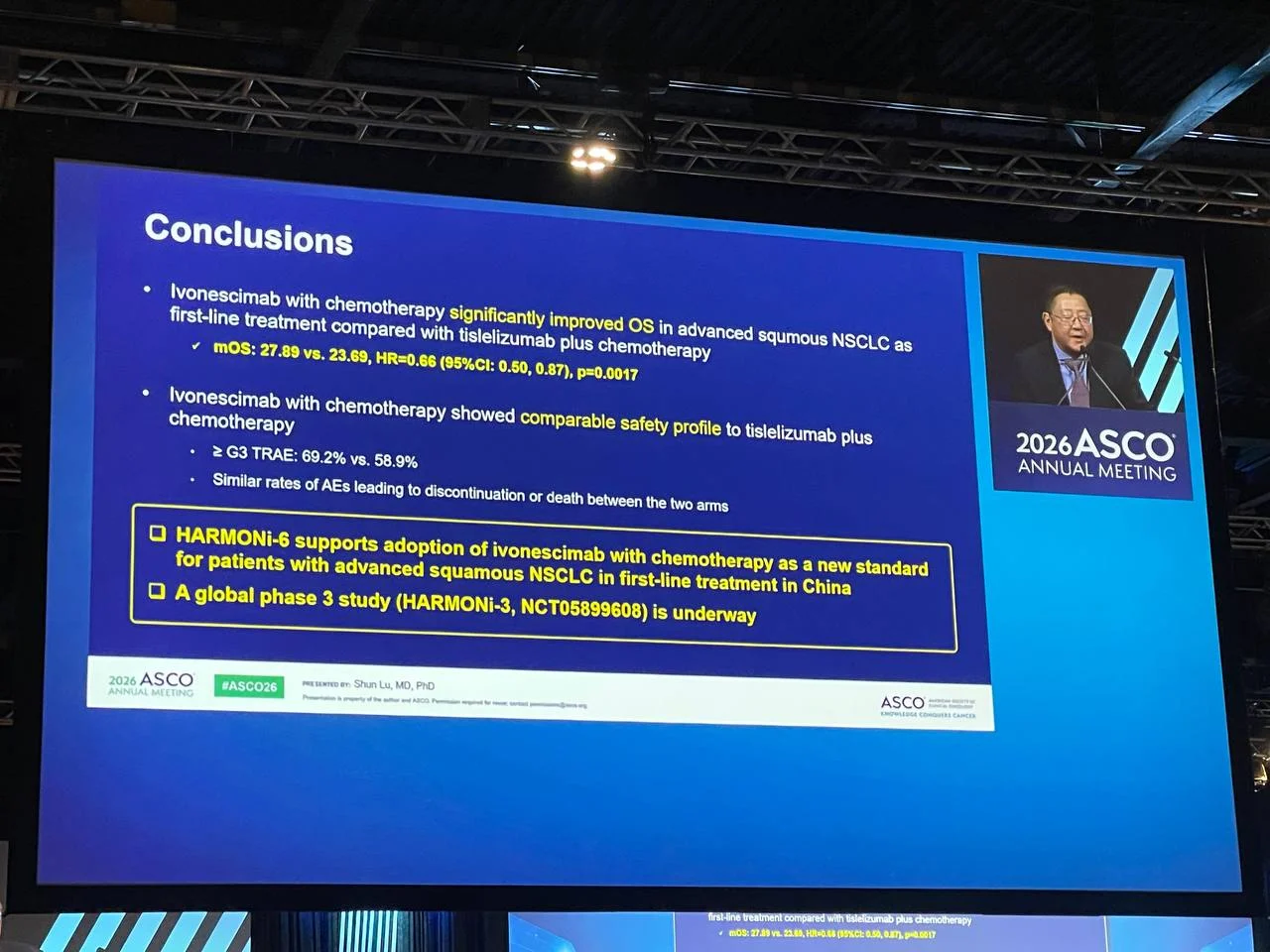 harmoni-6 trial at ASCO 2026