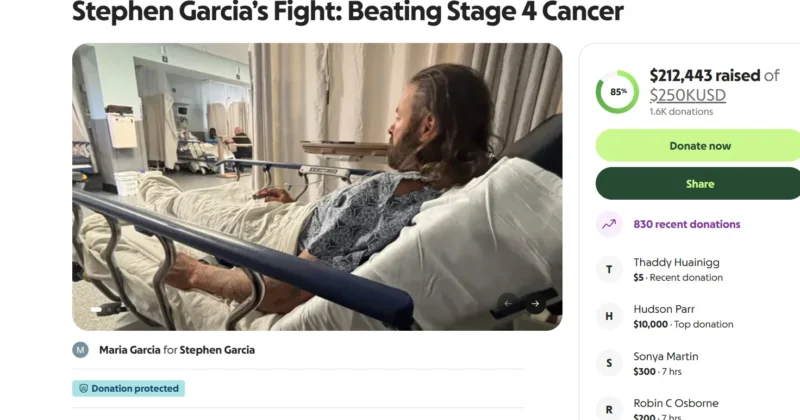 Stephen Garcia colon cancer