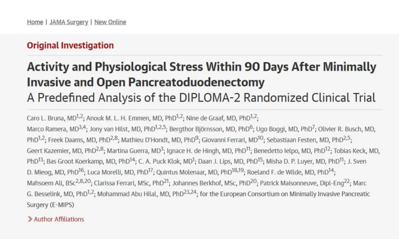 Mohamed Abu Hilal: Recovery After Minimally Invasive and Open Pancreatoduodenectomy 2 Mohamed Abu Hilal