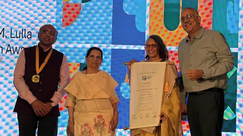 Congratulations to Dr. Jayita Deodhar on the Dr. S. M. Lulla Oration Award 2026 – IPOS