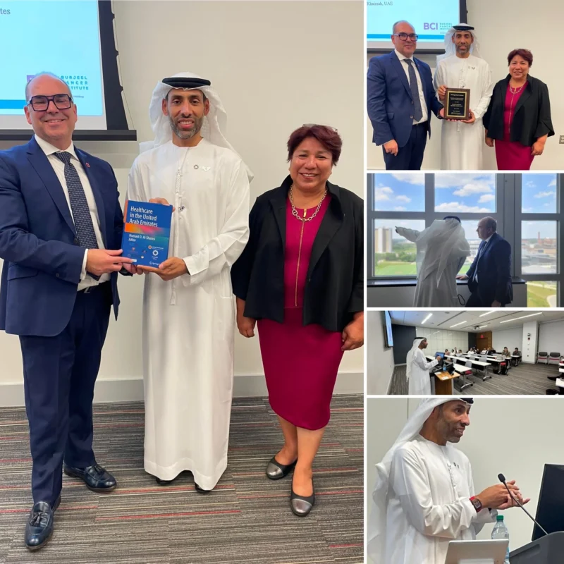 Christian Rolfo: Delighted to host Prof. Al Shamsi for Our Distinguished Lecture Today 2 Christian Rolfo