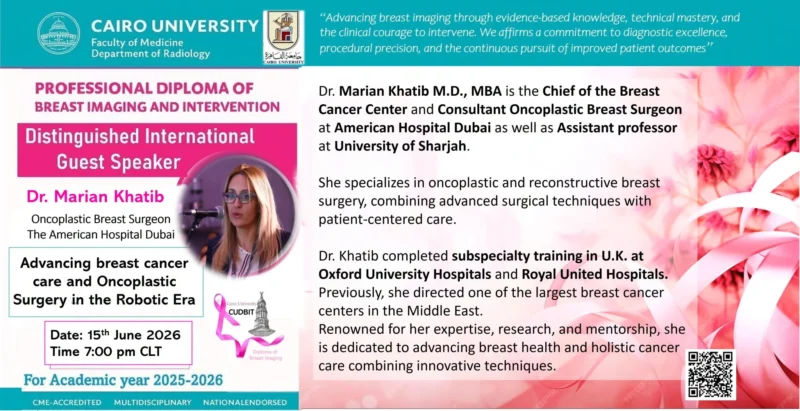 Sahar Mansour: Advancing Breast Cancer Care and Oncoplastic Surgery in the Robotic Era