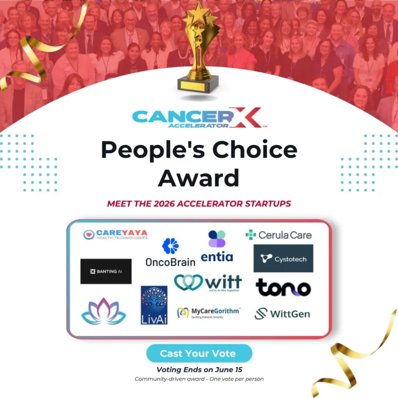 Voting Opens for the 2026 CancerX People’s Choice Award