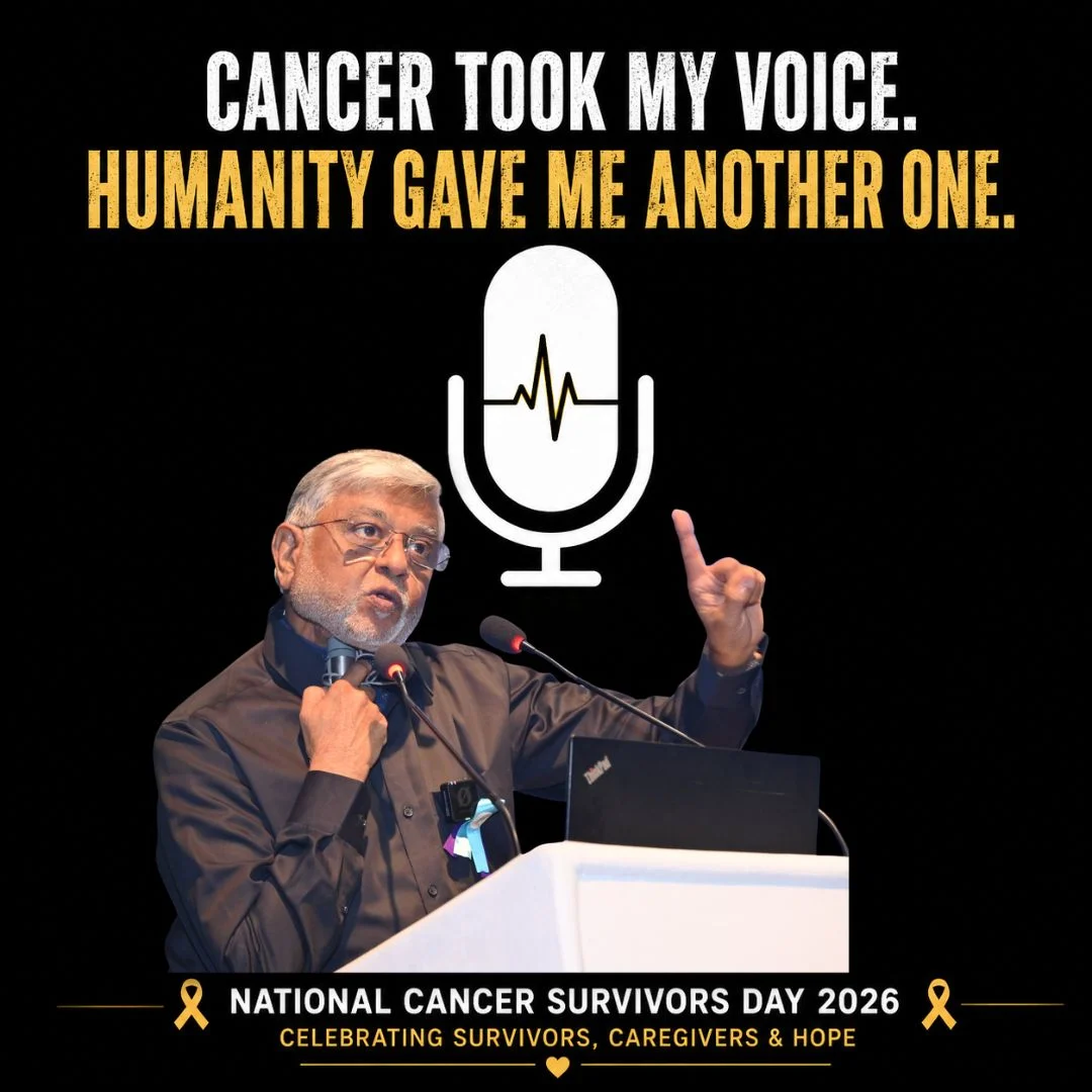 Shrenik Shah: Cancer Took My Voice - Humanity Gave Me Another One