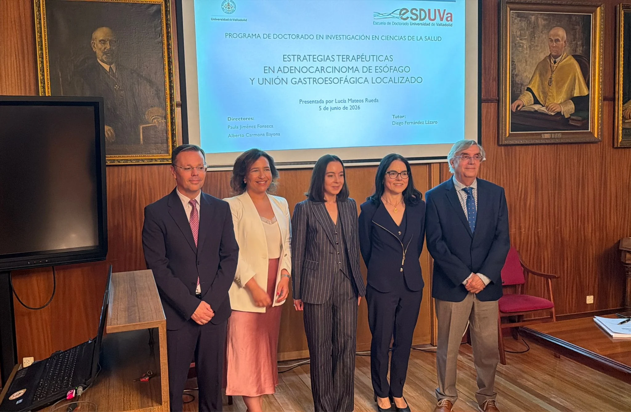 Vilma Pacheco Barcia: A Remarkable Dissertation on Therapeutic Strategies in Localized Esophageal Adenocarcinoma 2 Vilma Pacheco Barcia: A Remarkable Dissertation on Therapeutic Strategies in Localized Esophageal Adenocarcinoma