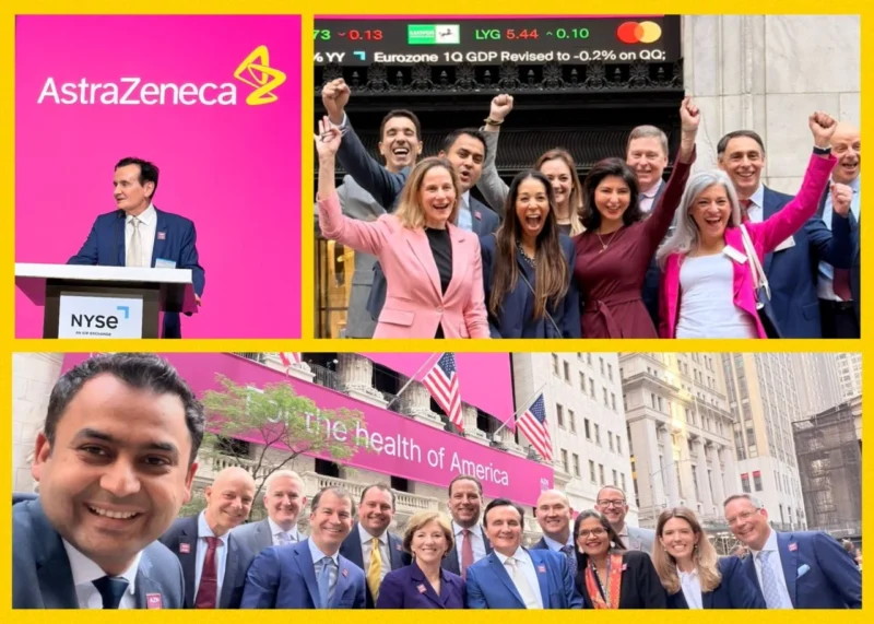 Mohit Manrao: AstraZeneca Rings Opening Bell at the New York Stock Exchange