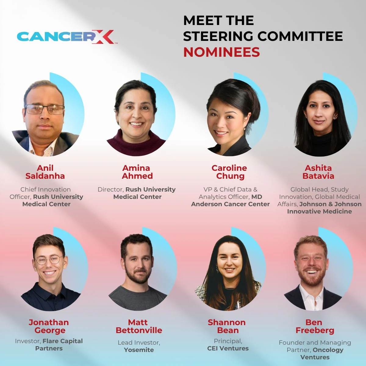 Meet The Steering Committee Nominees - CancerX 2 Meet The Steering Committee Nominees - CancerX