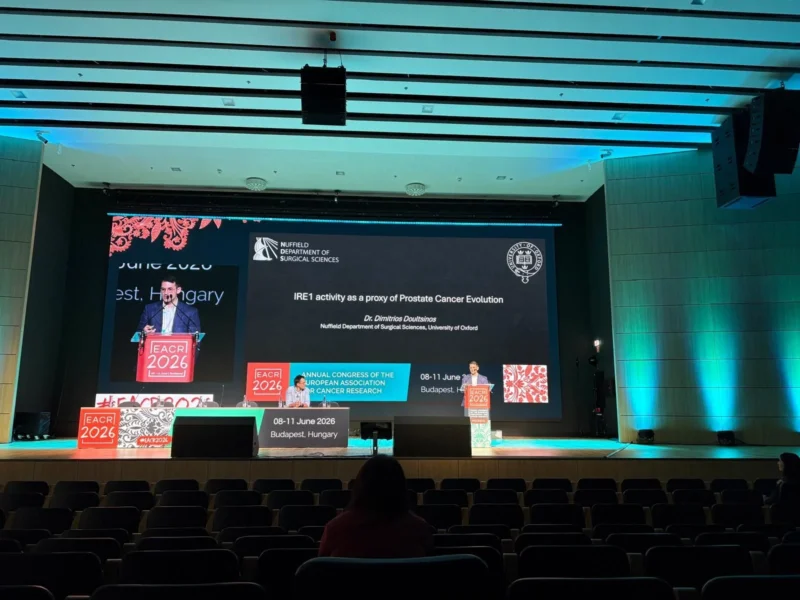 Dimitrios Doultsinos: Had the Privilege of Presenting My Work at EACR2026 in Budapest Yesterday! 2 Dimitrios Doultsinos