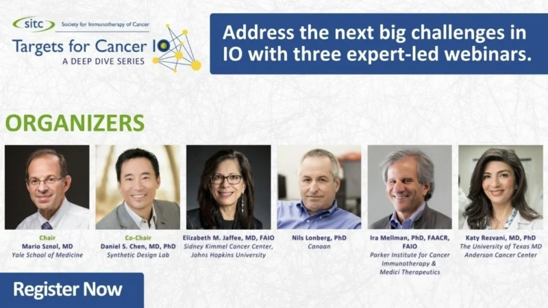 Join the Targets for Cancer IO Webinar Series – SITC