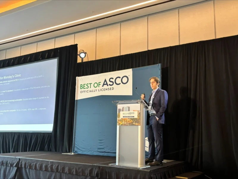 Nicholas Hornstein: Had the Chance to Give the Colorectal Cancer Update at Best of ASCO