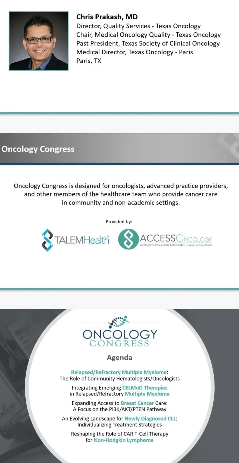 Sucharu Prakash: The Role of Education in Reducing Disparities in Oncology