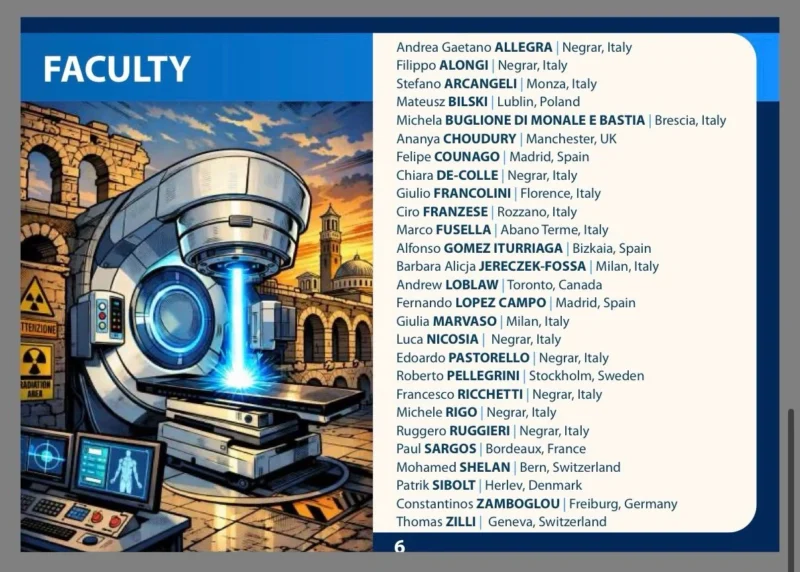 Felipe Couñago: Excited to be Joining the Faculty at the Summer School of Clinical Adaptive Radiotherapy on Uro-Oncology in Negrar 2 Felipe Couñago