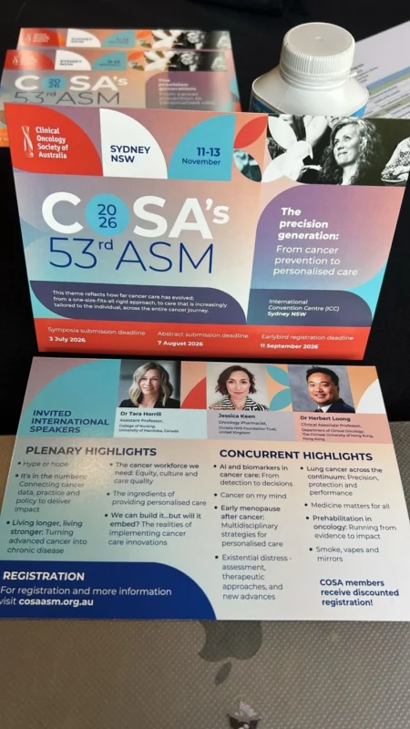 Herbert Loong: Looking Forward to Seeing My Australian Colleagues Sydney November at COSA26 2 Herbert Loong