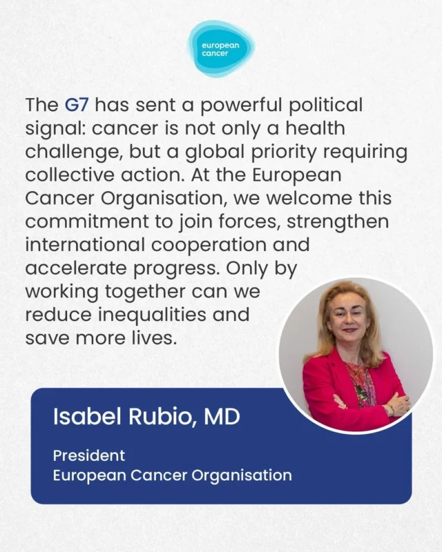 Isabel Rubio Backs G7 Pledge to Align Cross-Border Cancer Frameworks - ECO 2 Isabel Rubio Backs G7 Pledge to Align Cross-Border Cancer Frameworks - ECO