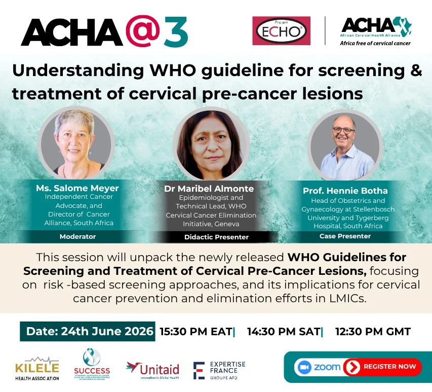 Understanding WHO Guideline for Screening and Treatment of Cervical Pre-Cancer Lesions - KILELE Health 2 Understanding WHO Guideline for Screening and Treatment of Cervical Pre-Cancer Lesions - KILELE Health