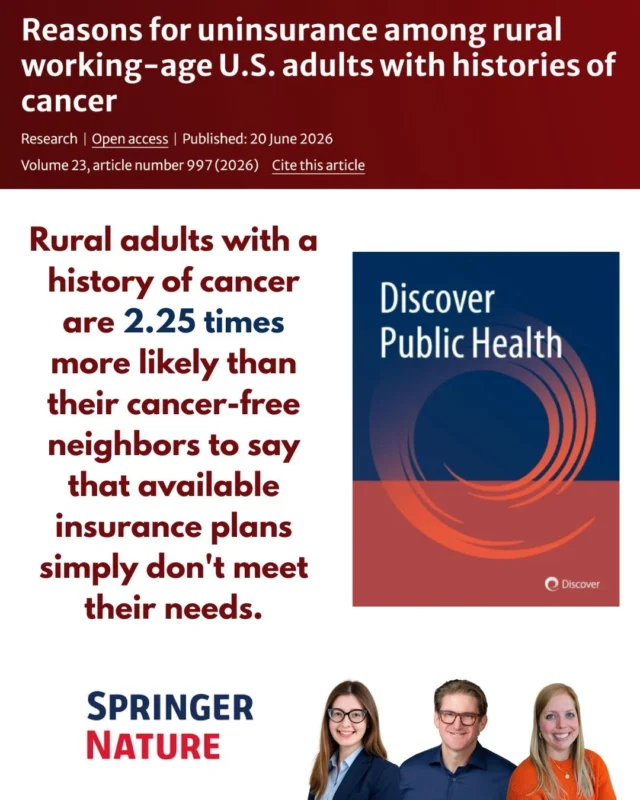 Wade Swenson: Rural Cancer Survivors More Likely to Lack Insurance That Meets Their Needs 2 Wade Swenson: Rural Cancer Survivors More Likely to Lack Insurance That Meets Their Needs