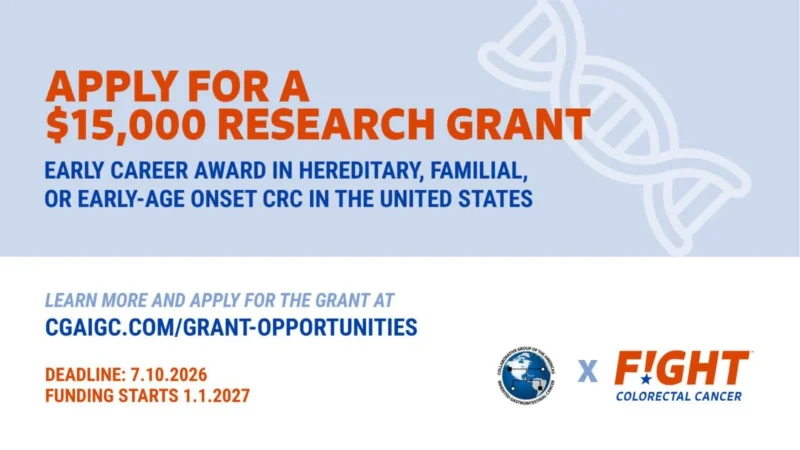 Fight Colorectal Cancer is Offering a $15,000 Early Career Award to Support and Improve Researches 2 Fight Colorectal Cancer