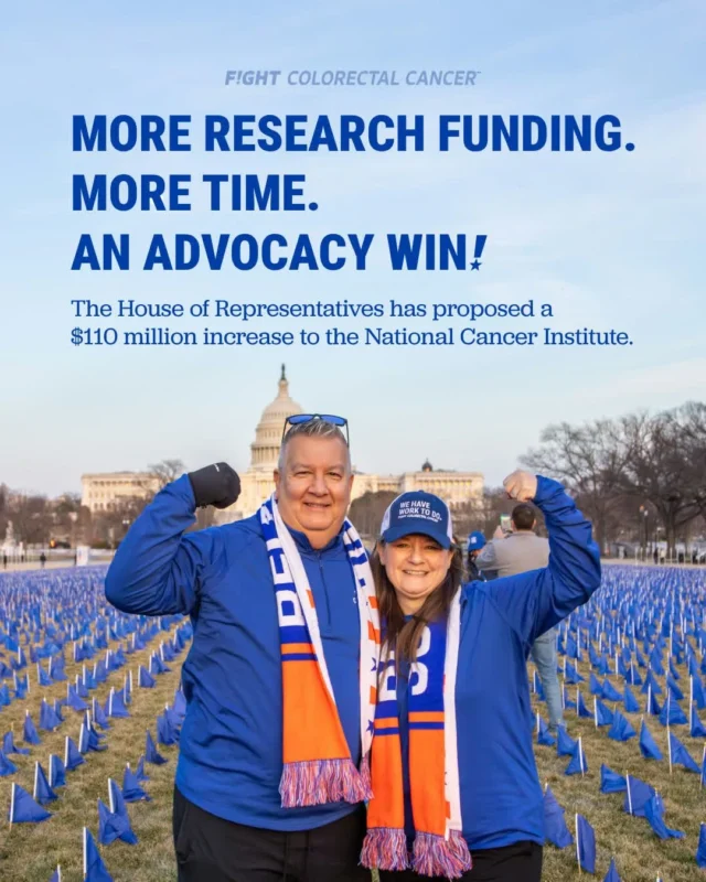 The House of Representatives has Proposed a $110 Million Increase to the NCI - Fight Colorectal Cancer 2 Fight Colorectal Cancer