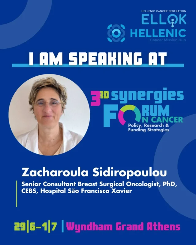 Zacharoula Sidiropoulou: Focus on Workforce Retention at Synergies Forum on Cancer 2026
