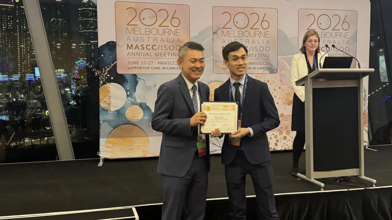 Shing Fung Lee: Honoured to Receive the MASCC Emerging Investigator Award