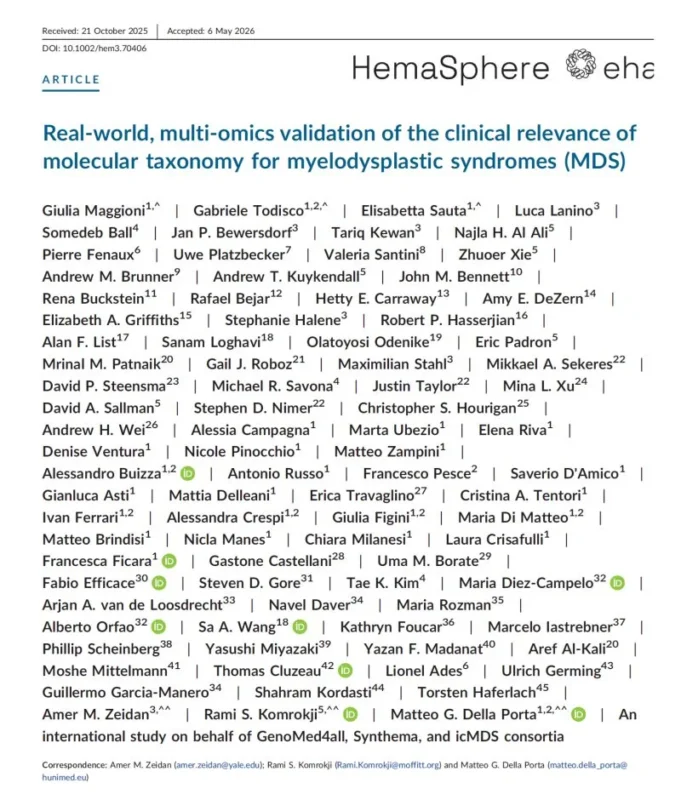 Amer Zeidan: New Insights From Large-Scale MDS Taxonomy Study