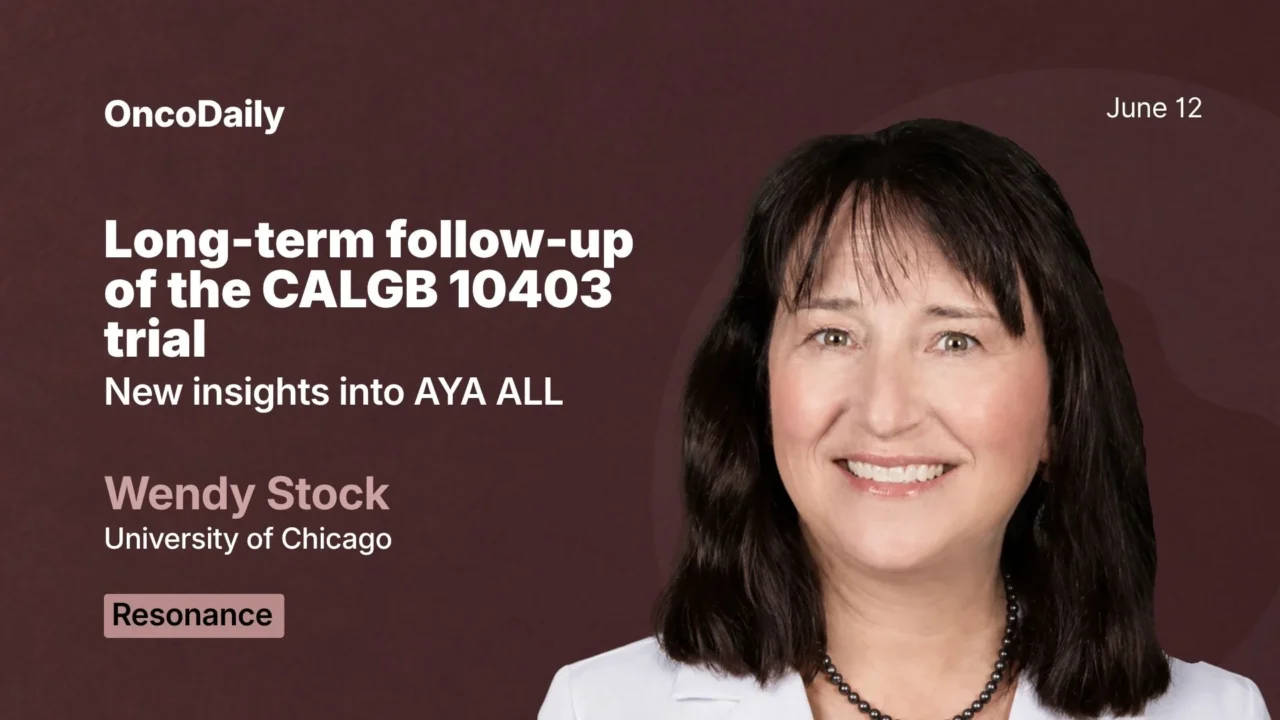 Long-Term Follow-Up of the CALGB 10403 Trial: New Insights into AYA ALL – Resonance