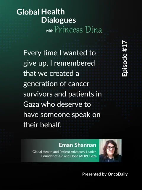 Princess Dina Mired: The Realities of Supporting Cancer Patients in Gaza 2 Princess Dina Mired