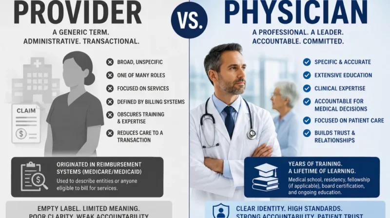 Jordan Johnson: Physicians Should Be Identified as Physicians—Not Providers 2 Jordan Johnson